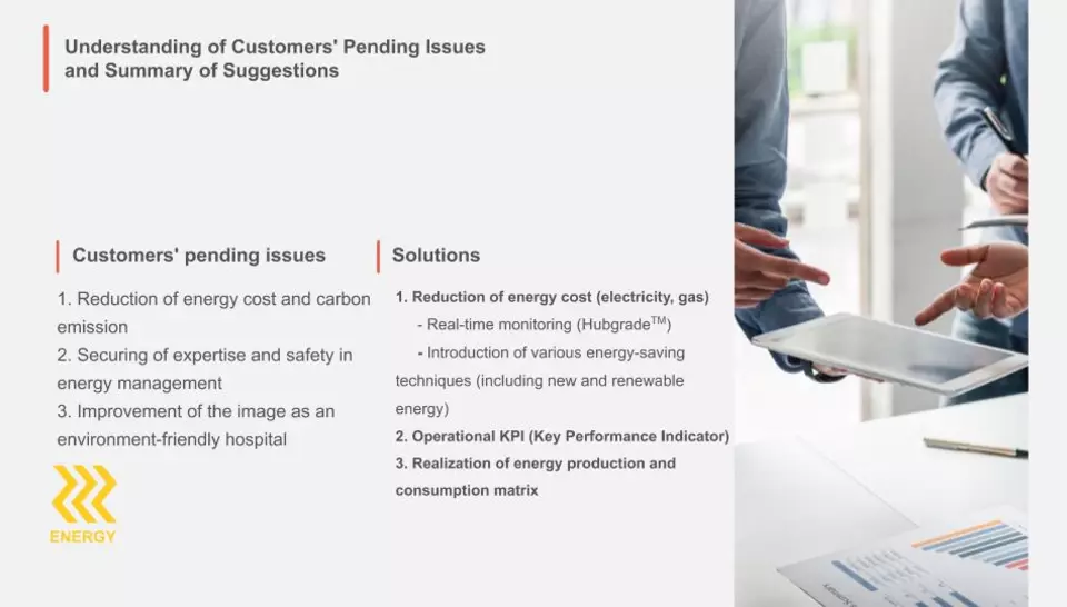 Key energy challenges and Hubgrade™ solutions for cost reduction and sustainability.