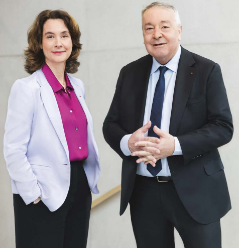 Estelle Brachlianoff & Antoine Frerot