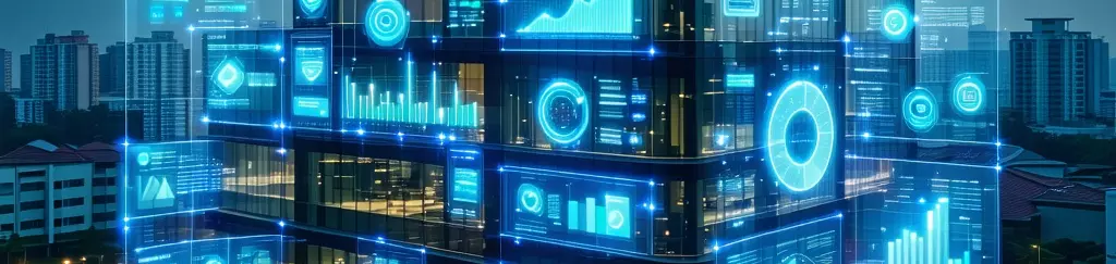 Smart building with digital energy performance dashboards and real-time emissions monitoring for K-ETS 2026 compliance and carbon allowance management